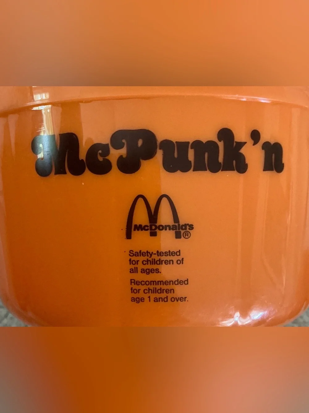 VINTAGE 1986 McDonald’s HALLOWEEN BUCKET
